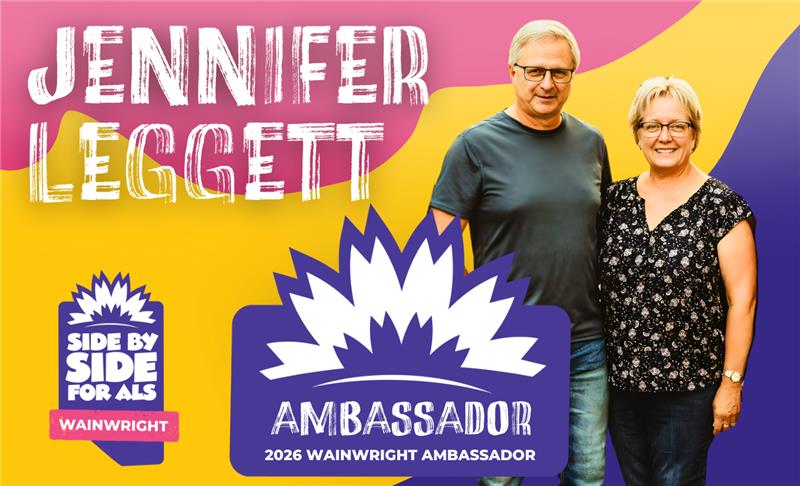 Jennifer Leggett, 2026 Side by Side for ALS Ambassador for Wainwright
